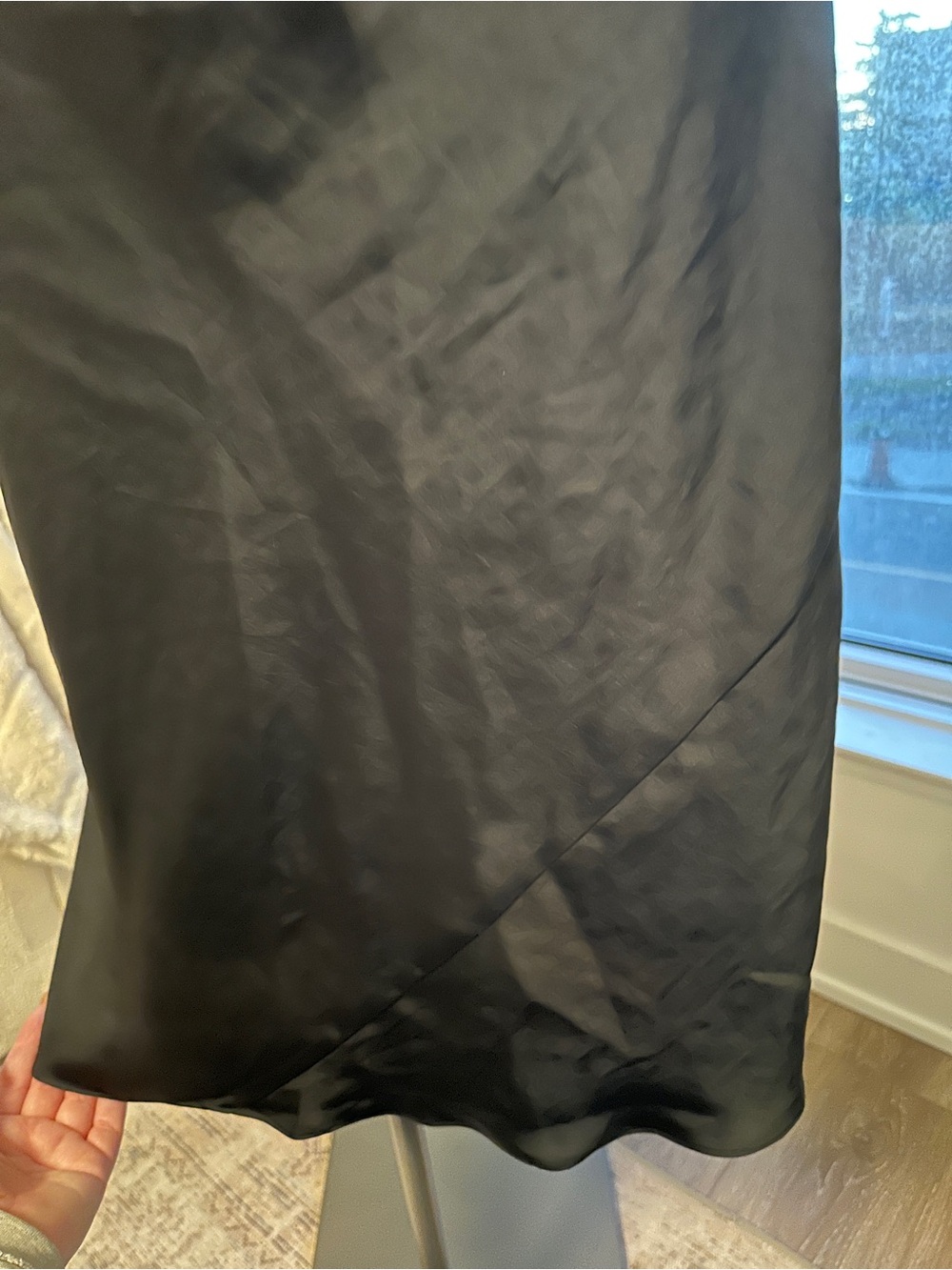 Wilfred Black Slip Midi Dress - Picture 7 of 7